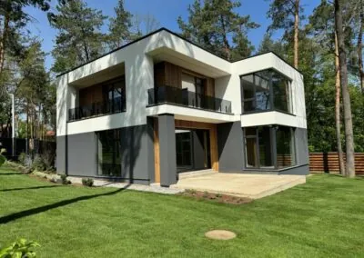 Construcción de obra nueva en Castelldefels chalet moderno