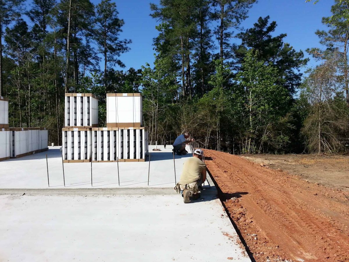 Casa de diseño eficiente en El Garraf construida con tecnología ICF en construcciones bcnf