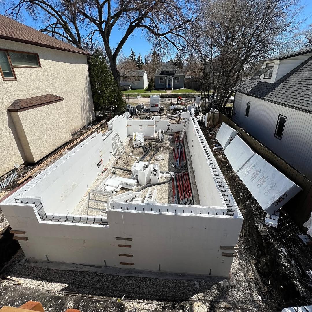 Construcción a medias el Sistema ICF en el Garraf